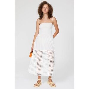 RTR Solid & Striped White Kennedy Dress - size XS